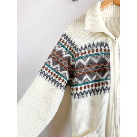 80’s The Dude Style Zip Cardigan - Picture 5 of 11